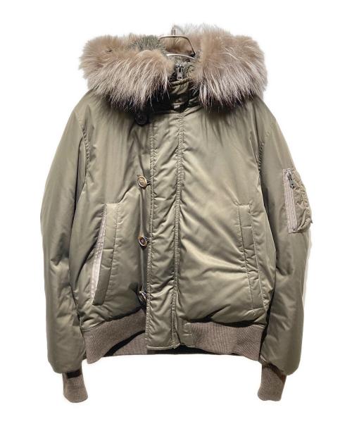 UNITED ARROWS（ユナイテッドアローズ）UNITED ARROWS (ユナイテッドアローズ) N-2Bダウンジャケット カーキ サイズ:2の古着・服飾アイテム