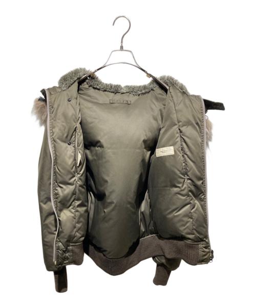 UNITED ARROWS（ユナイテッドアローズ）UNITED ARROWS (ユナイテッドアローズ) N-2Bダウンジャケット カーキ サイズ:2の古着・服飾アイテム