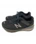 NEW BALANCE (ニューバランス) ローカットスニーカー ブラック サイズ:24.5ｃｍ：7000円