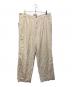 Schott（ショット）の古着「LINEN TROUSERS」｜ベージュ