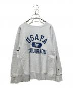 Champion REVERSE WEAVEチャンピオン リバース ウィーブ）の古着「ロゴスウェット」｜グレー