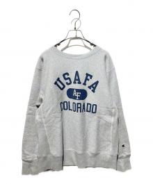 Champion REVERSE WEAVE（チャンピオン リバース ウィーブ）の古着「ロゴスウェット」｜グレー