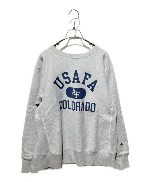 Champion REVERSE WEAVE（チャンピオン リバース ウィーブ）Champion REVERSE WEAVE (チャンピオン リバース ウィーブ) ロゴスウェット グレー サイズ:ＸＸＬの古着・服飾アイテム