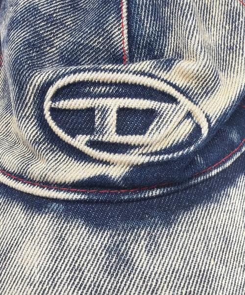 DIESEL（ディーゼル）DIESEL (ディーゼル) C-SEYMON/デニムキャップ ネイビー×ベージュの古着・服飾アイテム