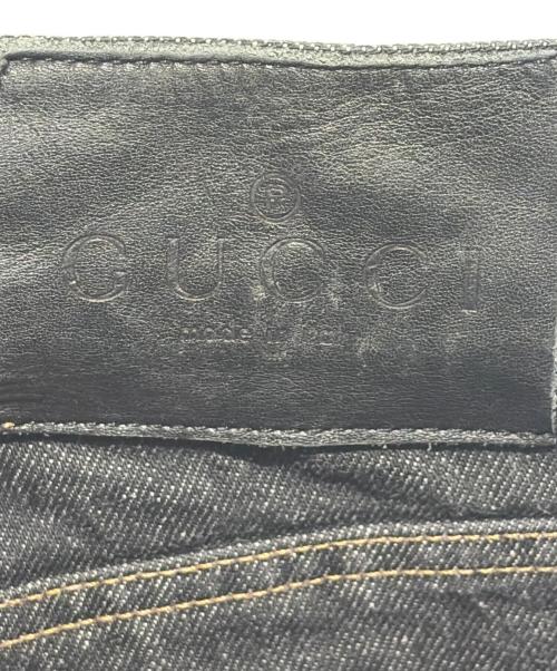 GUCCI（グッチ）GUCCI (グッチ) デニムパンツ ブラック サイズ:48の古着・服飾アイテム