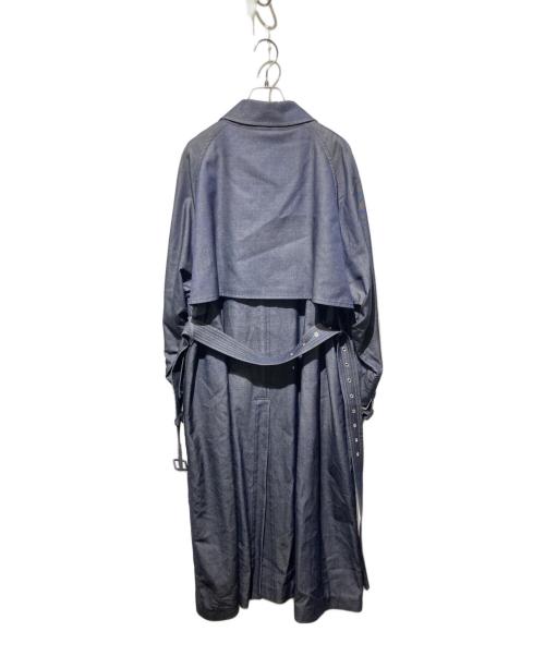 Aresense（アーセンス）Aresense (アーセンス) トレンチコート インディゴ サイズ:38の古着・服飾アイテム