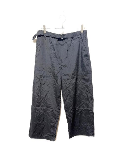 Graphpaper（グラフペーパー）Graphpaper (グラフペーパー) Wrinkled Baker Pants ブラック サイズ:1の古着・服飾アイテム