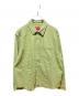 Supreme（シュプリーム）の古着「Warp Jacquard Logos Denim Shirt」｜グリーン
