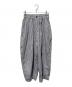 HARVESTY（ハーベスティー）の古着「STRIPES CIRCUS PANTS」｜ネイビー×ホワイト
