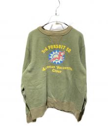 BUZZ RICKSON'S（バズリクソンズ）の古着「プリントスウェット」｜カーキ
