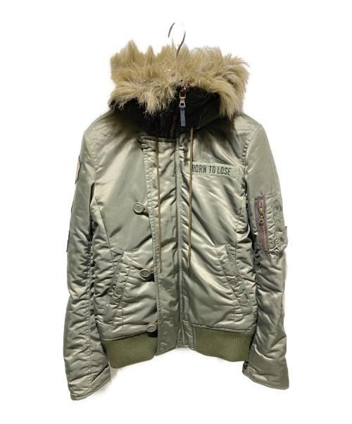 Hysteric Glamour（ヒステリックグラマー）Hysteric Glamour (ヒステリックグラマー) ライトジャケット カーキ サイズ:FREEの古着・服飾アイテム