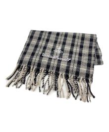 Vivienne Westwood（ヴィヴィアンウエストウッド）の古着「チェックマフラー」｜ブラック