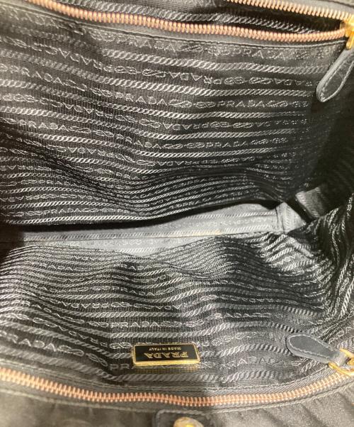 PRADA（プラダ）PRADA (プラダ) ナイロントートバッグ ブラックの古着・服飾アイテム