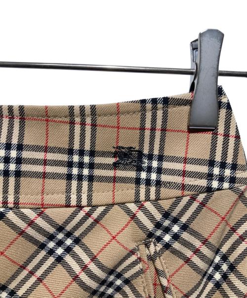 Burberry's（バーバリーズ）Burberry's (バーバリーズ) ノバチェックウールスカート ブラウン サイズ:36の古着・服飾アイテム