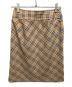 Burberry's (バーバリーズ) ノバチェックウールスカート ブラウン サイズ:36：8000円