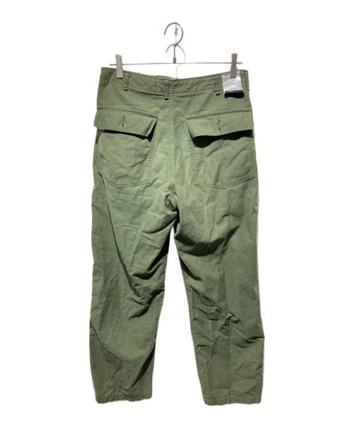 CIOTA（シオタ）CIOTA (シオタ) スビンコットンムラ糸バックサテンベイカーパンツ グリーン サイズ:5の古着・服飾アイテム