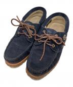 Timberlandティンバーランド）の古着「3-EYE ラグハンドソーンデッキシューズ」｜ネイビー