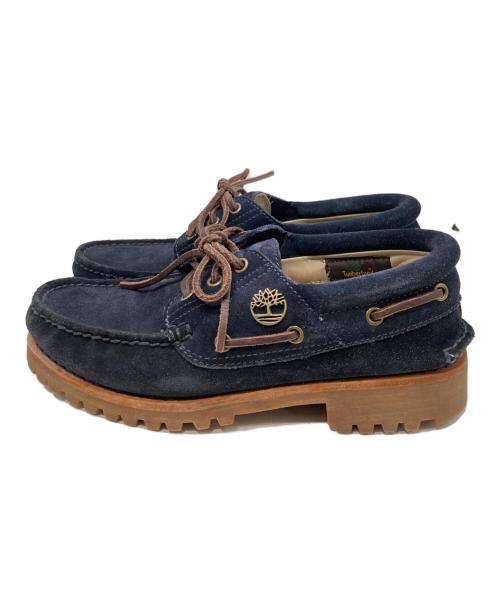 Timberland（ティンバーランド）Timberland (ティンバーランド) 3-EYE ラグハンドソーンデッキシューズ ネイビー サイズ:25cmの古着・服飾アイテム