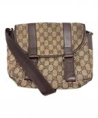 GUCCIグッチ）の古着「ショルダーバッグ」｜ベージュ
