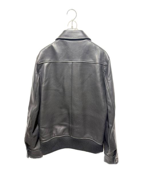 A.P.C.（アーペーセー）A.P.C. (アーペーセー) MOTO BLOUSON/レザージャケット ブラック サイズ:Ｍの古着・服飾アイテム