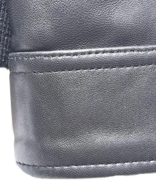 A.P.C.（アーペーセー）A.P.C. (アーペーセー) MOTO BLOUSON/レザージャケット ブラック サイズ:Ｍの古着・服飾アイテム
