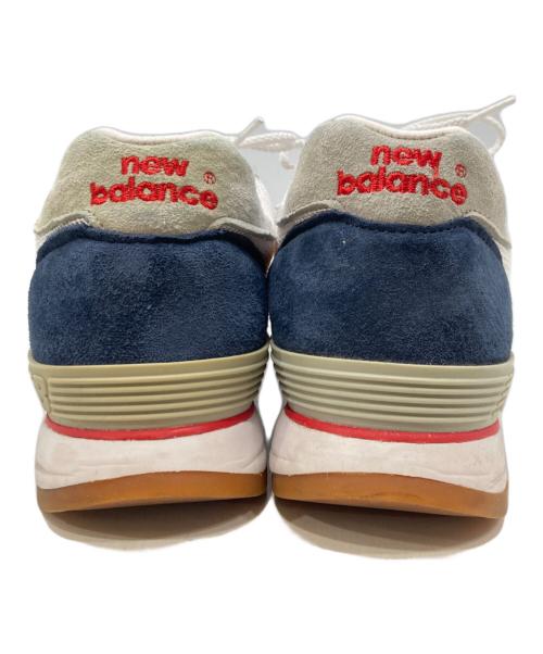 NEW BALANCE（ニューバランス）NEW BALANCE (ニューバランス) ローカットスニーカー ネイビー×ホワイト サイズ:8の古着・服飾アイテム