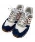NEW BALANCE（ニューバランス）の古着「ローカットスニーカー」｜ネイビー×ホワイト