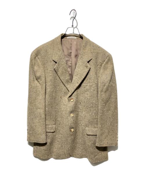 PAPAS（パパス）PAPAS (パパス) 3Bジャケット ベージュ サイズ:Ｌの古着・服飾アイテム