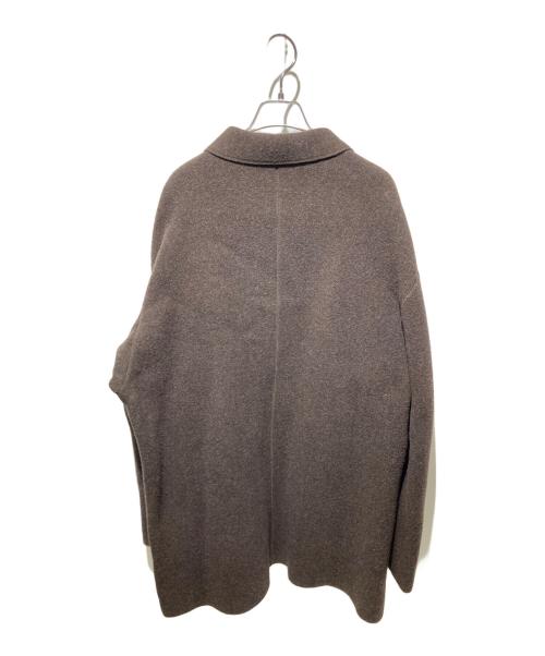 PAPAS（パパス）PAPAS (パパス) ウールコート ブラウン サイズ:Ｌの古着・服飾アイテム