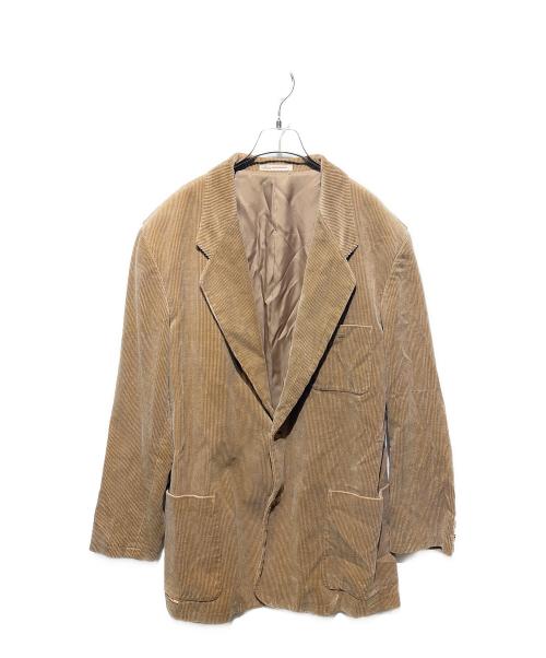 PAPAS（パパス）PAPAS (パパス) コーデュロイ2Bジャケット ブラウン サイズ:Ｌの古着・服飾アイテム