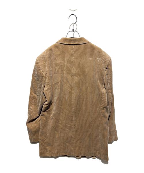 PAPAS（パパス）PAPAS (パパス) コーデュロイ2Bジャケット ブラウン サイズ:Ｌの古着・服飾アイテム