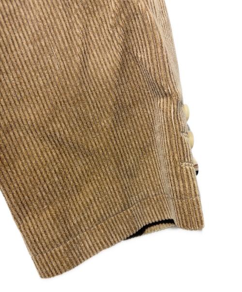 PAPAS（パパス）PAPAS (パパス) コーデュロイ2Bジャケット ブラウン サイズ:Ｌの古着・服飾アイテム
