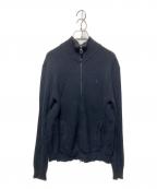 POLO RALPH LAURENポロ・ラルフローレン）の古着「ジップニットジャケット」｜ブラック