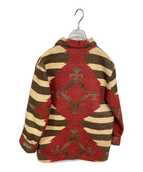 RALPH LAUREN COUNTRY（ラルフローレンカントリー）RALPH LAUREN COUNTRY (ラルフローレンカントリー) ネイティブラグジャケット レッド サイズ:Sの古着・服飾アイテム