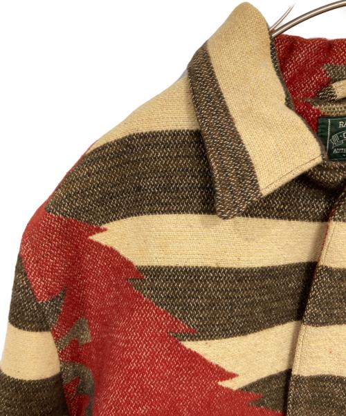 RALPH LAUREN COUNTRY（ラルフローレンカントリー）RALPH LAUREN COUNTRY (ラルフローレンカントリー) ネイティブラグジャケット レッド サイズ:Sの古着・服飾アイテム