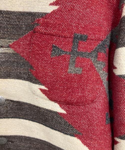 RALPH LAUREN COUNTRY（ラルフローレンカントリー）RALPH LAUREN COUNTRY (ラルフローレンカントリー) ネイティブラグジャケット レッド サイズ:Sの古着・服飾アイテム