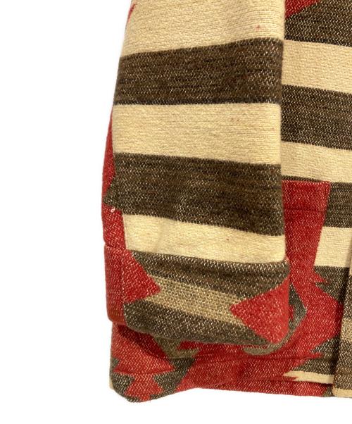 RALPH LAUREN COUNTRY（ラルフローレンカントリー）RALPH LAUREN COUNTRY (ラルフローレンカントリー) ネイティブラグジャケット レッド サイズ:Sの古着・服飾アイテム