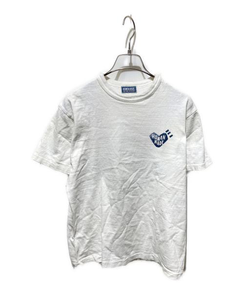 HUMAN MADE（ヒューマンメイド）HUMAN MADE (ヒューマンメイド) NINGENSEI WA GRAPHIC T-SHIRT ホワイト サイズ:Ｓの古着・服飾アイテム