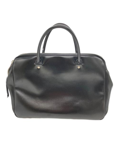 COMME des GARCONS（コムデギャルソン）COMME des GARCONS (コムデギャルソン) ダブルジップスクエアハンドバッグ ブラックの古着・服飾アイテム