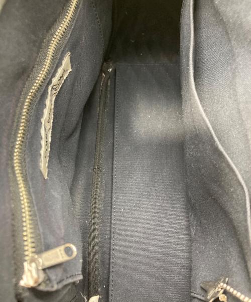 COMME des GARCONS（コムデギャルソン）COMME des GARCONS (コムデギャルソン) ダブルジップスクエアハンドバッグ ブラックの古着・服飾アイテム