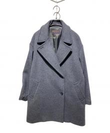 JOURNAL STANDARD relume（ジャーナルスタンダード レリューム）の古着「スーパーファインビーバーPコート」｜グレー