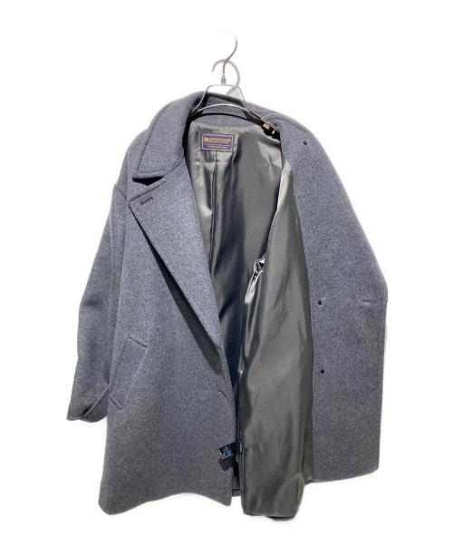 JOURNAL STANDARD relume（ジャーナルスタンダード レリューム）JOURNAL STANDARD relume (ジャーナルスタンダード レリューム) スーパーファインビーバーPコート グレー サイズ:38の古着・服飾アイテム