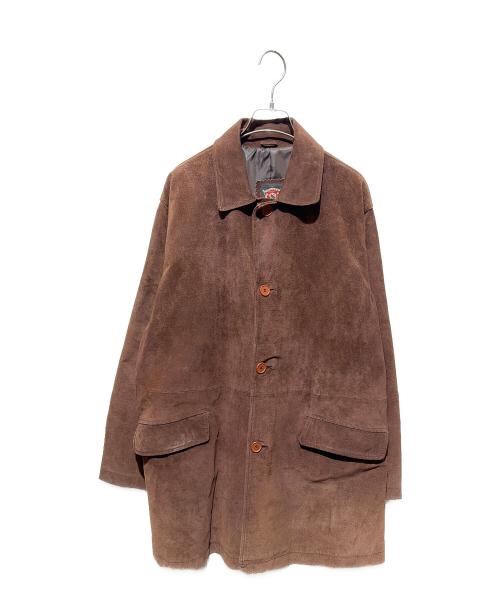 VAON（ヴァオン）VAON (ヴァオン) スウェードレザーコート ブラウン サイズ:不明の古着・服飾アイテム