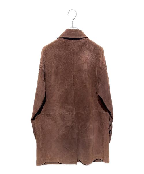VAON（ヴァオン）VAON (ヴァオン) スウェードレザーコート ブラウン サイズ:不明の古着・服飾アイテム