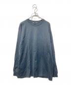 AURALEEオーラリー）の古着「LUSTER PLAITING L/S TEE」｜ブラック