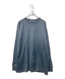 AURALEE（オーラリー）の古着「LUSTER PLAITING L/S TEE」｜ブラック
