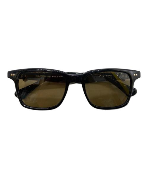 A BATHING APE（アベイシングエイプ）A BATHING APE (アベイシングエイプ) SUNGLASSES ブラック サイズ:51□21 未使用品の古着・服飾アイテム