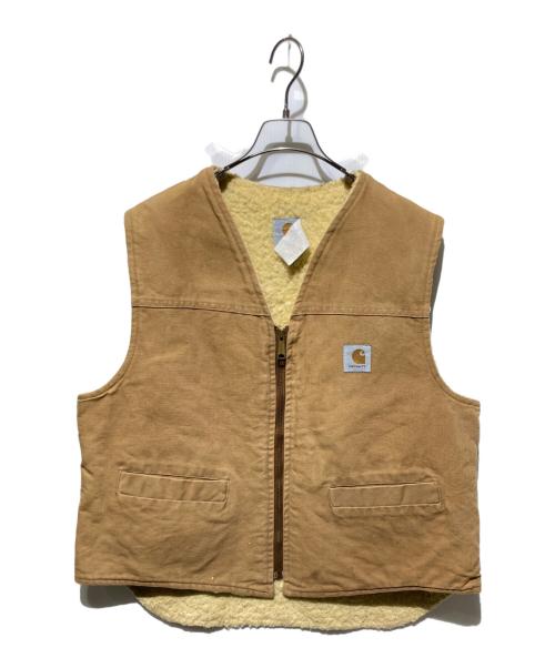 CarHartt（カーハート）CarHartt (カーハート) ダック地ベスト ブラウン サイズ:ＸＬの古着・服飾アイテム