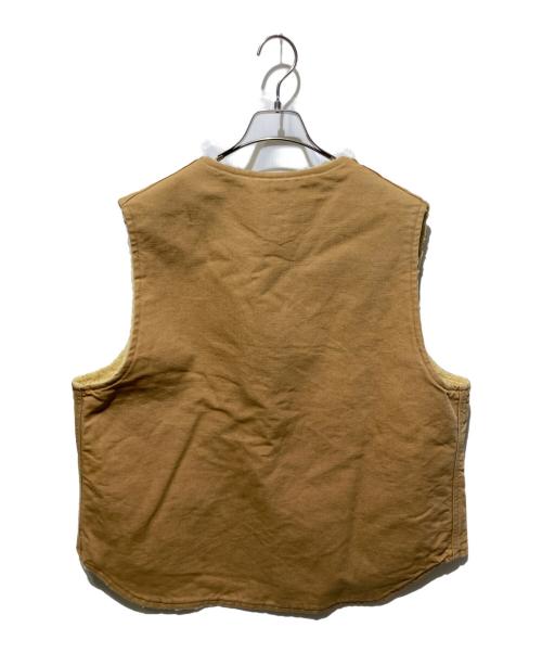 CarHartt（カーハート）CarHartt (カーハート) ダック地ベスト ブラウン サイズ:ＸＬの古着・服飾アイテム