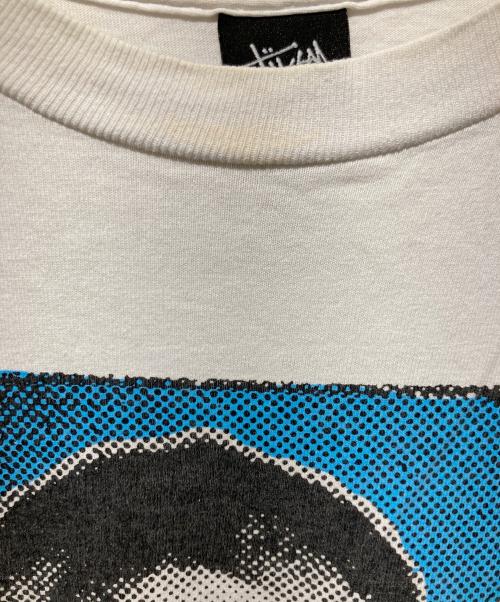 stussy（ステューシー）stussy (ステューシー) プリントTシャツ ホワイト サイズ:Ｌの古着・服飾アイテム